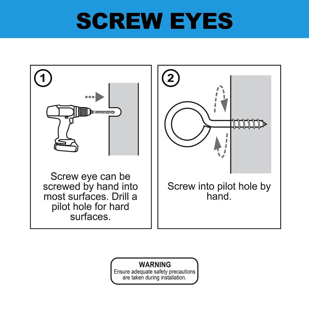 Everhang Screw Eye Hooks - 7mm - Nickel Plated - 25 Pack - SuperSaverAU - view 5