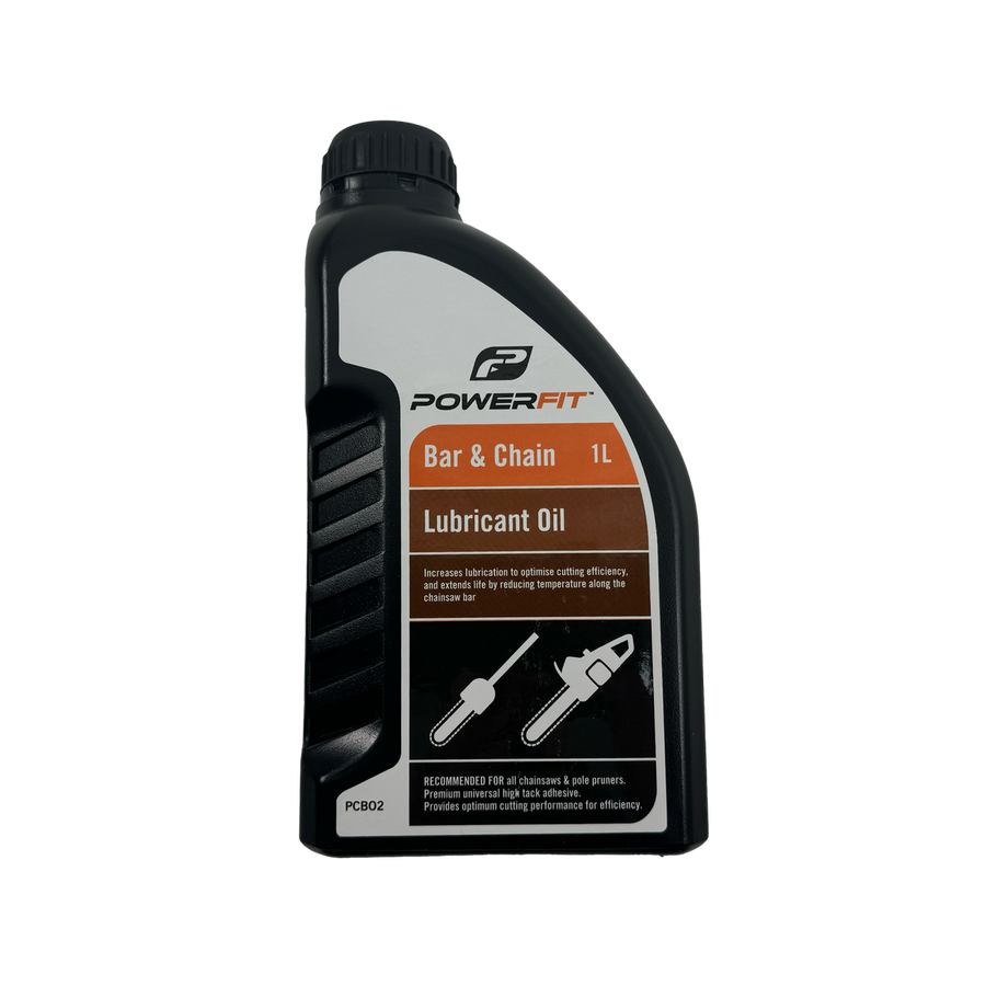 Powerfit 1L Bar and Chain Lubricant Oil - Reduces Friction - Compatible with All Chainsaws - SuperSaverAU - view 1