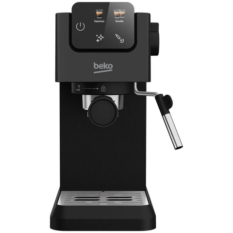 Beko CaffeExperto semi-automatic espresso machine - steam wand, dual outlets, colour touchscreen - CEP5302B