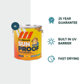 Taubmans 4L Accent Gloss Sunproof Exterior Paint - 4L - UV Protection, Self-Priming - SuperSaverAU - view 2