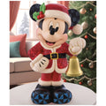Hand-Painted Christmas Mickey in Santa Suit Holding a Bell, Indoor/Outdoor 42cm Figure by Jim Shore — image 2
