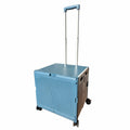 Collapsible 50L Rolling Trolley with Flat Lid and Locking Side Panels for Groceries by SpaceMade — image 3