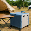Collapsible 50L Rolling Trolley with Flat Lid and Locking Side Panels for Groceries by SpaceMade — image 5