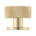 Taskmaster 32mm Knurled Cabinet Knob - Brushed Brass - 1 Pack - Easy Install - SuperSaverAU - view 2