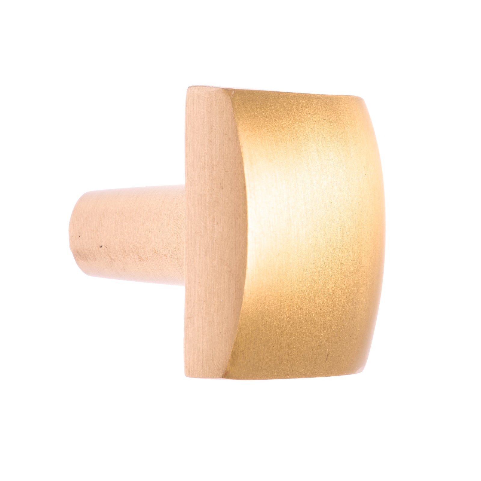 Lane 33 x 33mm Matte Brass Curved Square Cabinet Knob