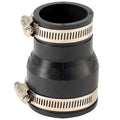 Deks Reducer Rubber Joiner - 50 x 40mm - EPDM - Stainless Steel Clamps - SuperSaverAU - view 1