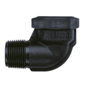 Philmac BSP Threaded MI x FI 90 Degree Pipe Elbow 3/4" - Polypropylene Underground Rated
