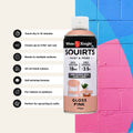 White Knight Squirts Pink Gloss Spray Paint 310g Solvent Based Durable - SuperSaverAU - view 5