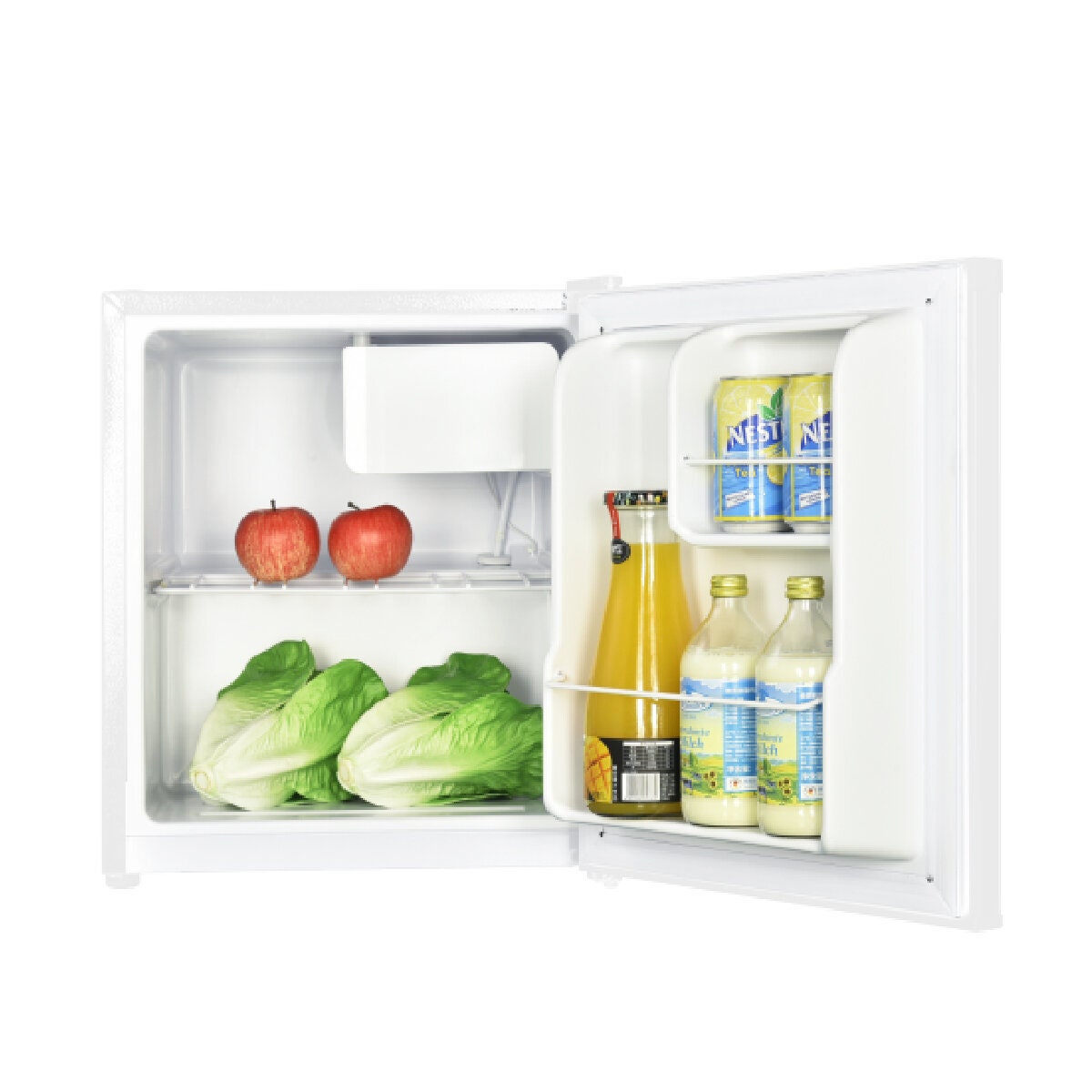TCL 42L compact bar fridge - freezer compartment, recessed handle, white, 1 star energy rating - F42SDW