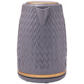 Westinghouse Kettle and Toaster Pack - 1.7L Rapid Boil Kettle, 4 Slice Toaster, Grey Gold - WHKTPK13GG