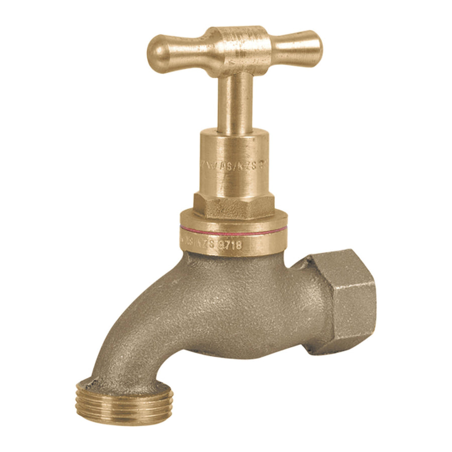 Kinetic 15mm Brass Female Garden Tap, Lead Free Brass, Indoor & Outdoor Use