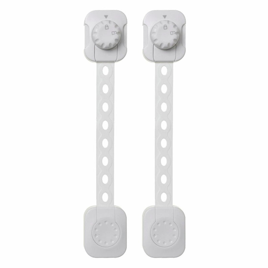 Dreambaby Twist N Lock Multi-Purpose Latch - 38mm x 215mm - ABS - 2 Pack - SuperSaverAU - view 1