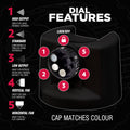 Rust-Oleum Custom Spray 5 in 1 Gloss Black 340g - Aerosol for Metal & Wood