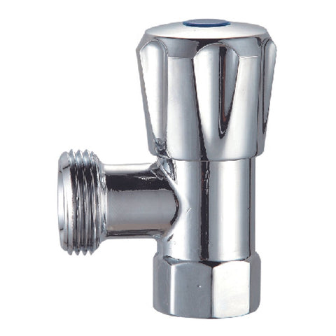 Syneco 20mm Chrome 1/2 Turn Washing Machine Cock - Lead-Free Brass - WaterMark Certified - SuperSaverAU - view 1
