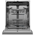 Haier 60cm Built Under Dishwasher with Steam - 15 Place Settings, Satina Silver, WiFi - HDW15U3S1