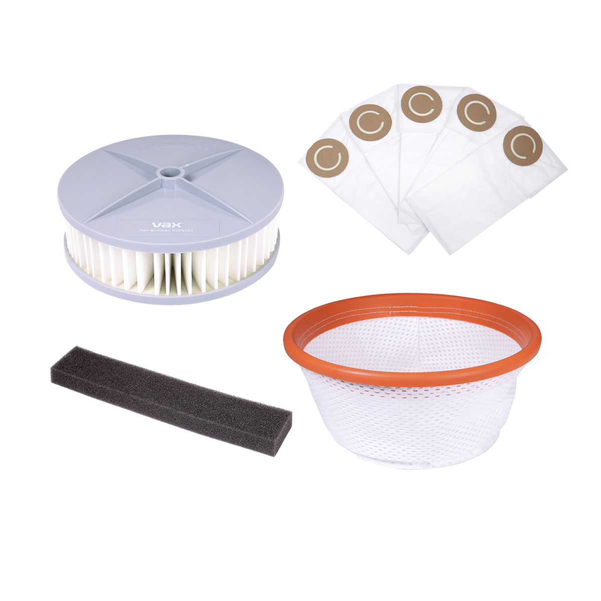 Vax Commercial Backpack Vacuum Accessory Pack - 7 Pack - Filters - Easy Use - SuperSaverAU - view 1