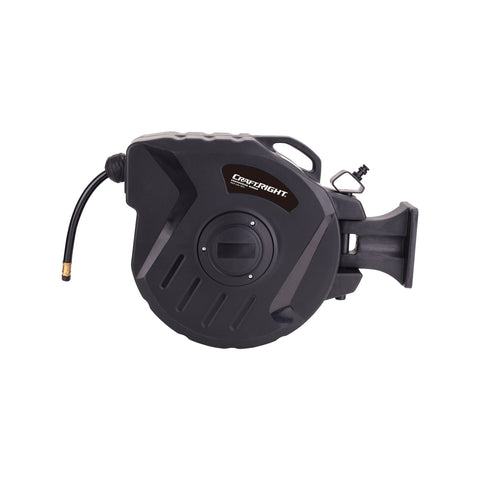Craftright 20m Retractable PVC Air Hose Reel Wall Mounted