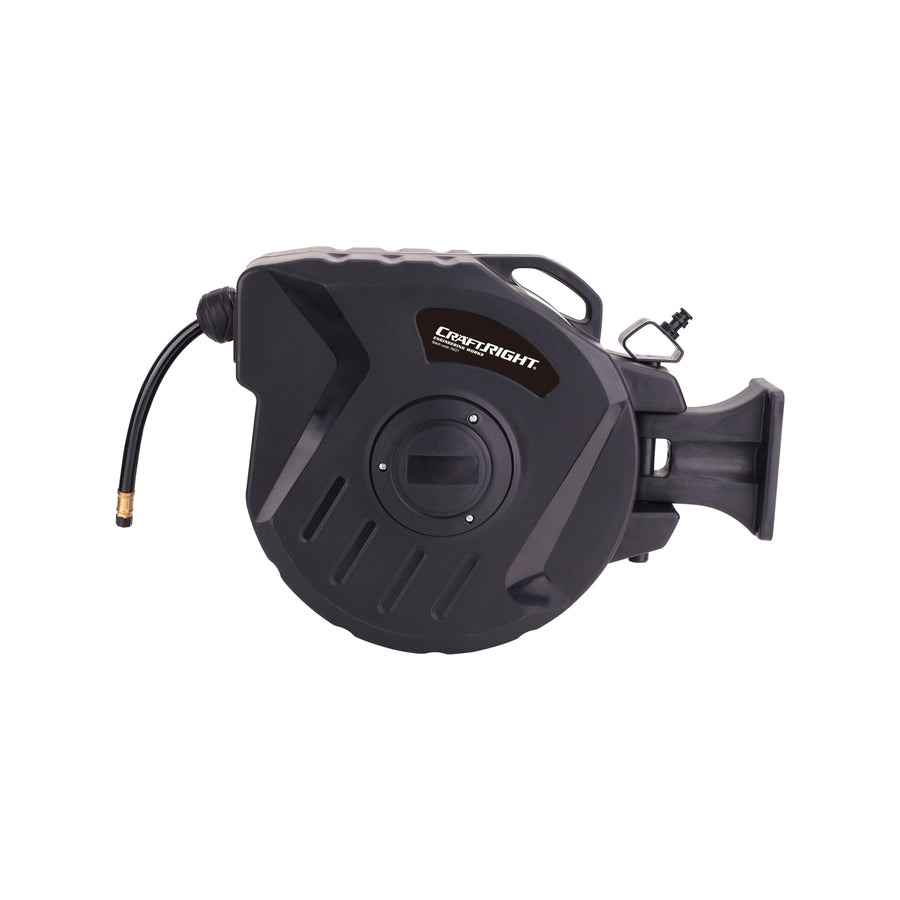 Craftright 20m Retractable PVC Air Hose Reel Wall Mounted