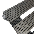 Jack Square Pot Trolley - Charcoal - 29cm - Wood-Poly Composite - Durable - SuperSaverAU - view 3