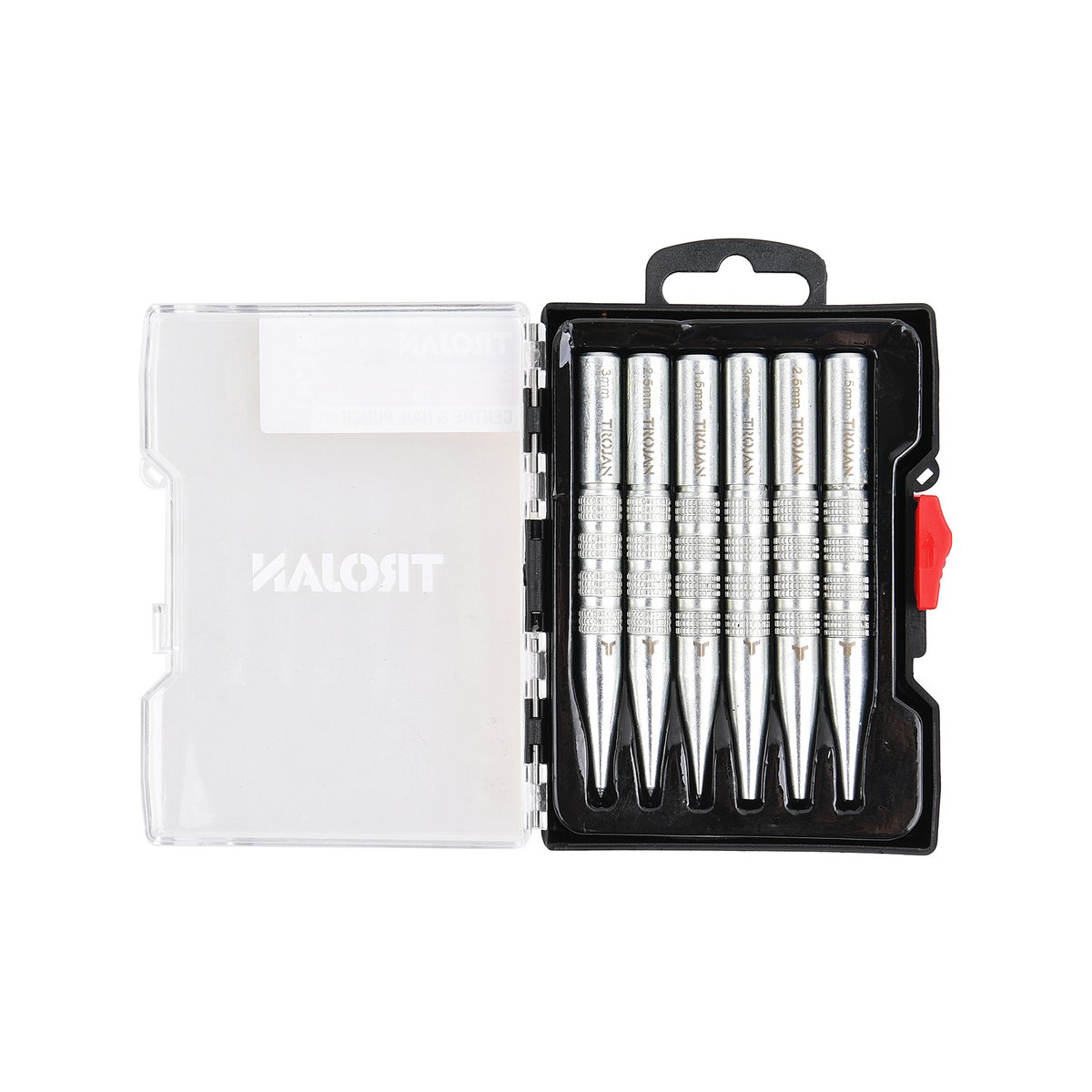 Trojan 6 Piece Centre and Nail Punch Set - 1.5mm, 2.5mm, 3mm - Durable - SuperSaverAU - view 2