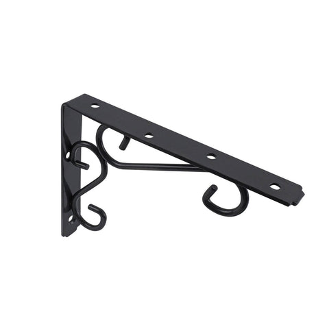 Carinya Heavy Duty Scroll Stayed Bracket 200kg Dark Grey Steel - SuperSaverAU - view 1