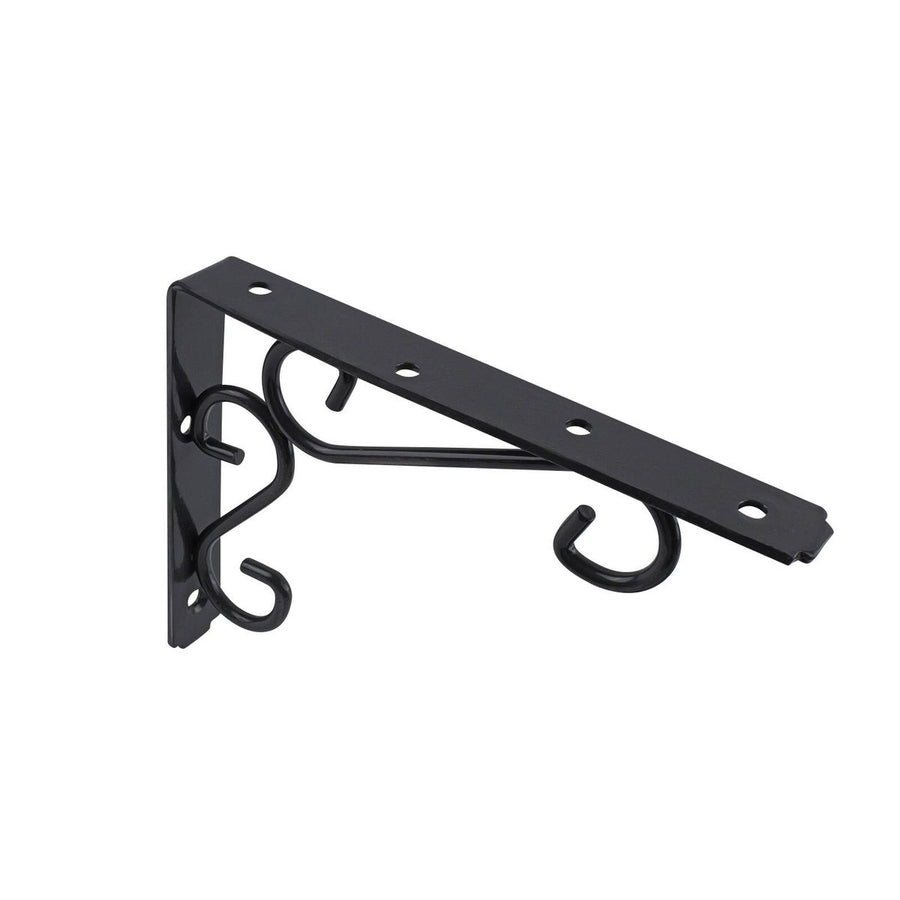 Carinya Heavy Duty Scroll Stayed Bracket 200kg Dark Grey Steel - SuperSaverAU - view 1