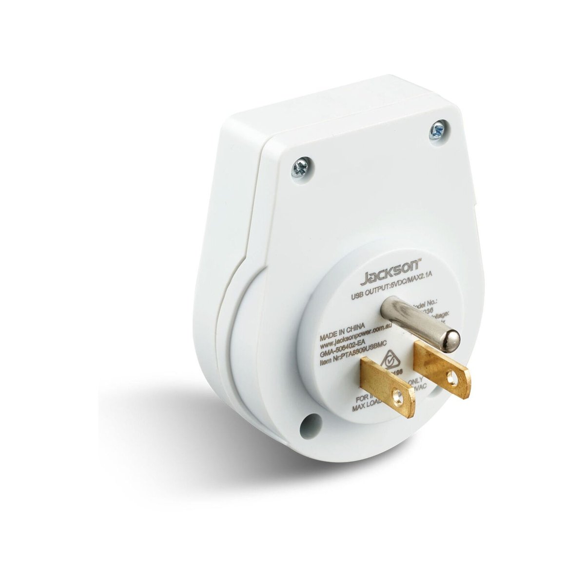 Jackson Outbound Travel Adaptor - Compact 56mm x 70mm - For USA & Canada - SuperSaverAU - view 3