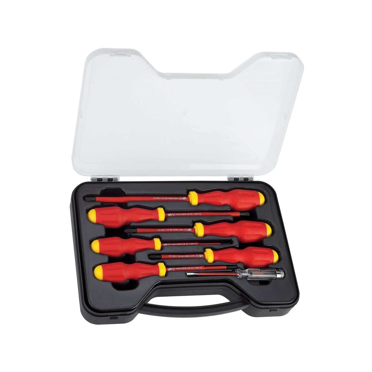 Stanley 7 Piece VDE Screwdriver Set - 240mm x 60mm x 320mm - Orange - SuperSaverAU - view 2