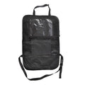 All Set 400 x 600mm Black Car Seat Organiser with Multiple Compartments