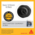 Sika Davco N Silicone Sealant - 300ml - Black - Neutral Cure - Mould Resistant - SuperSaverAU - view 3