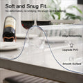 Clear PVC Table Protector Mat 60 x 100cm - 1.5mm