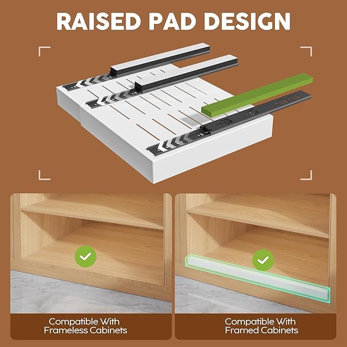 Expandable Pull-Out Cabinet Organiser 12-20" - 2 Pack
