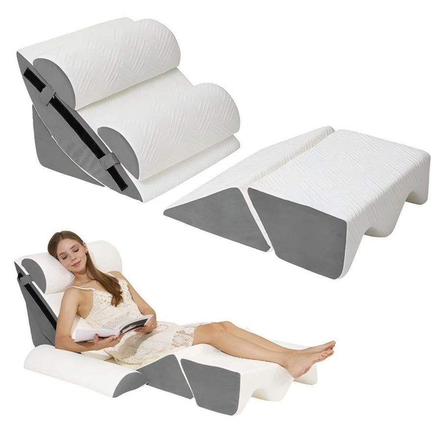 Orthopaedic Bed Wedge Pillow Set - 6 Piece