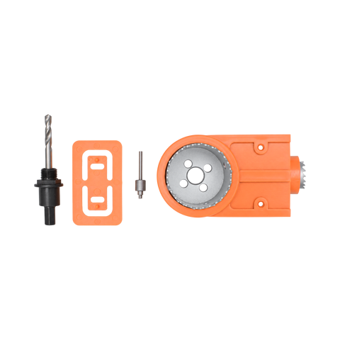 Craftright Door Lock and Deadbolt Installation Kit, Bi-Metal Hole Saws for Wood and Metal Doors