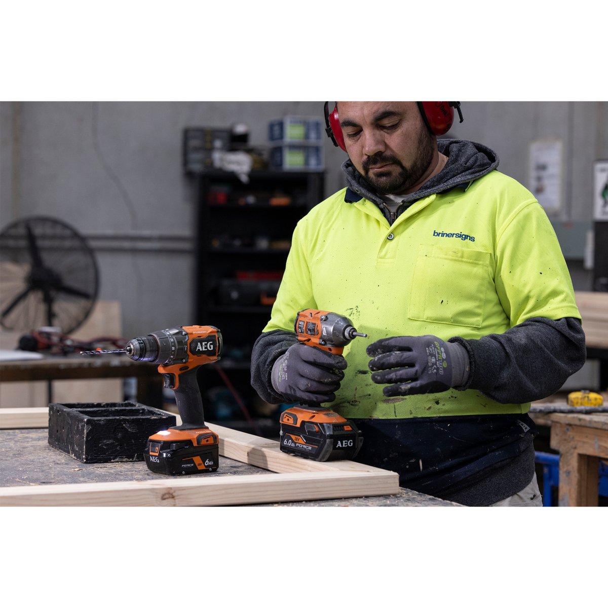 AEG 18V Fusion Impact Driver - 4 Mode - 260Nm Torque - Compact Design - SuperSaverAU - view 4