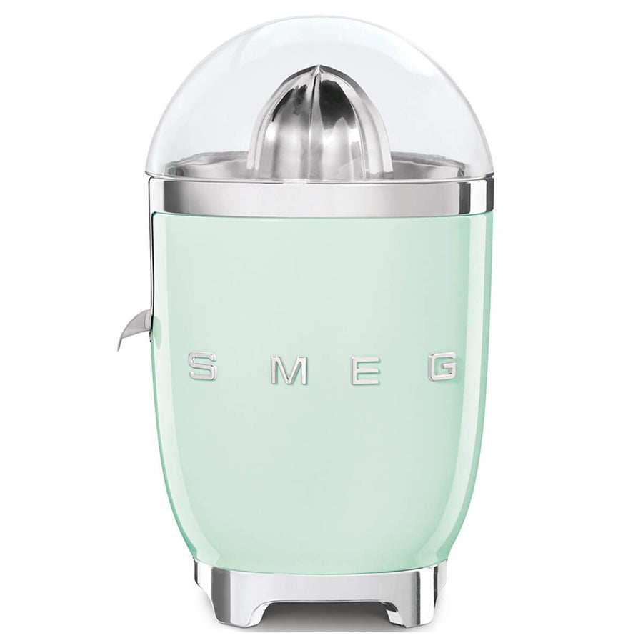 Smeg 50s Style citrus juicer - Pastel Green, stainless steel reamer, Tritan Renew bowl - CJF11PGAU