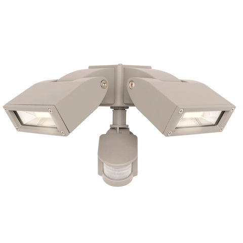 Brilliant Nighthawk 24W LED Sensor Flood Light Motion Sensing Outdoor Silver 20855/11
