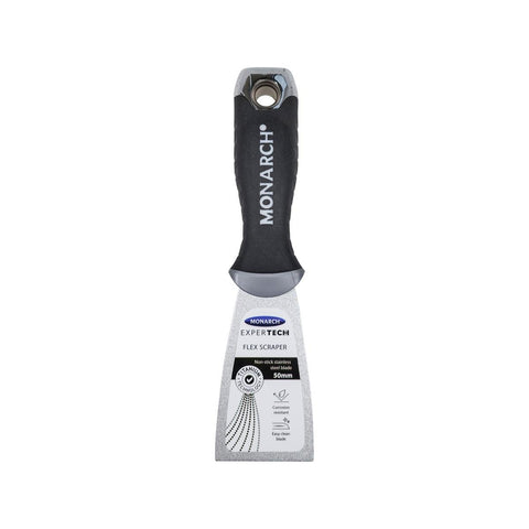 Monarch Expertech Flex Scraper - 50mm - Stainless Steel - Non-Stick - SuperSaverAU - view 1