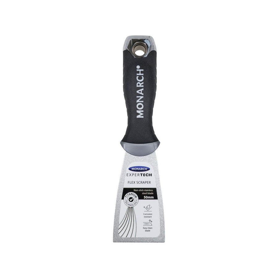 Monarch Expertech Flex Scraper - 50mm - Stainless Steel - Non-Stick - SuperSaverAU - view 1