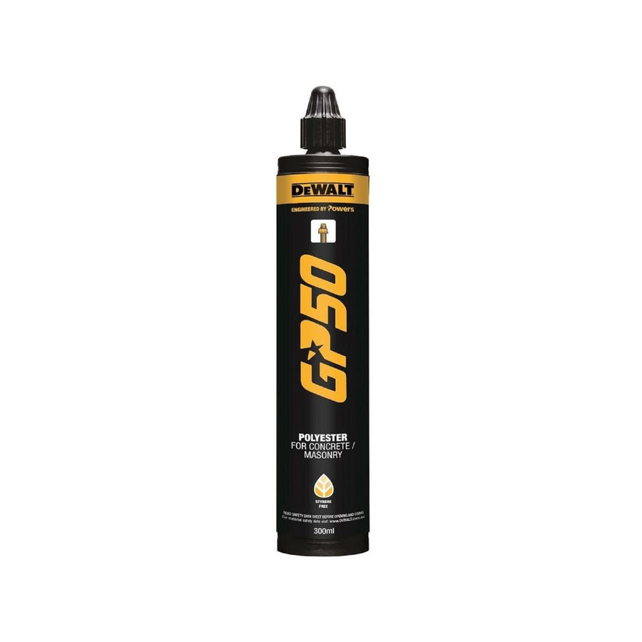 Dewalt GP50 Polyester for Masonry - 300ml - Two-Component Resin System - SuperSaverAU - view 1