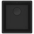 Franke Maris 370mm single bowl topmount sink with extension drainer - matte black Fragranite - MRG610-37MBFPC