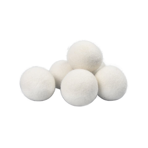 All Set Wool Dryer Balls 6 Pack 100% Natural Wool Reusable