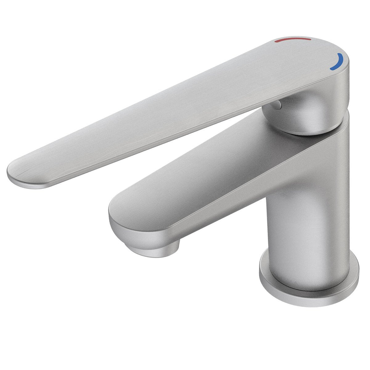 Homecare By Caroma Basin Mixer - Brushed Nickel - 40mm x 150mm x 175mm - Lead-Free Brass - Durable - SuperSaverAU - view 2