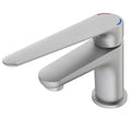 HomeCare by Caroma Brushed Nickel Assistant Living Basin Mixer, 6L/min 5 Star WELS Brass