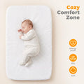 3-in-1 Baby Bassinet and Bedside Sleeper - Grey - 6 Height Levels, Rocking Cradle, Mattress Included