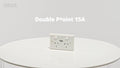 Deta Double Power Point 15A Polycarbonate White Standard Size - SuperSaverAU - view 5