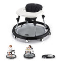 3-in-1 Baby Walker and Activity Table - Black - 4 Height Positions, Folding Frame, 6-18 Months