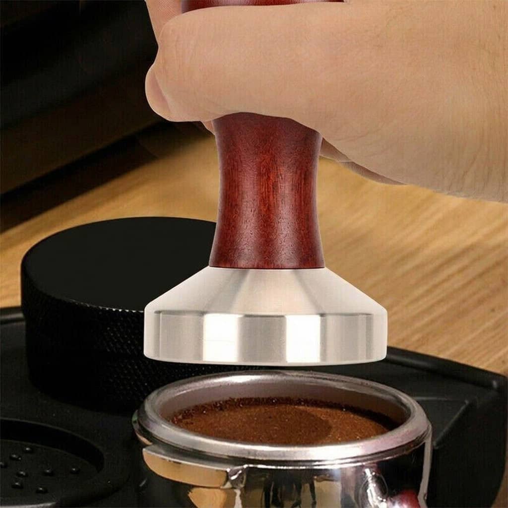 51mm Coffee Tamper with Aluminium Alloy Base and Wooden Handle for Espresso Machines - view 4