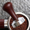 51mm Coffee Tamper with Aluminium Alloy Base and Wooden Handle for Espresso Machines - view 5