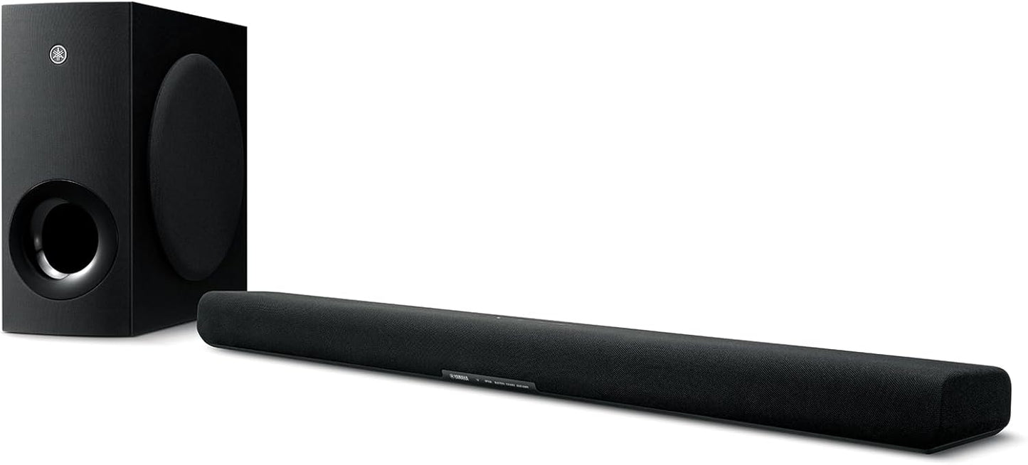 Yamaha Sound Bar With External Subwoofer Black SRB40AB